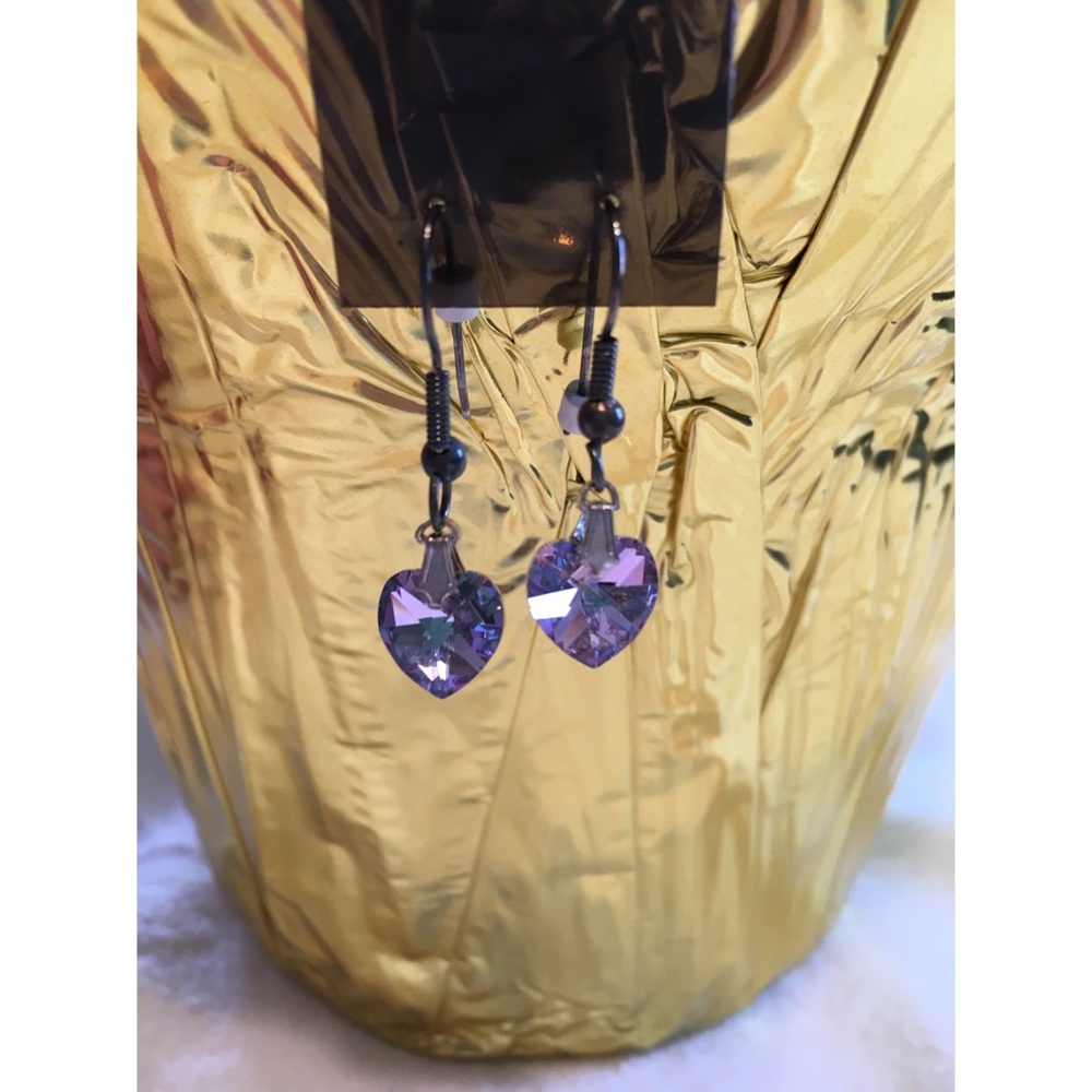 Heart Drop Earrings